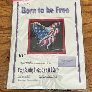 Born to be Free full cross stitch kit